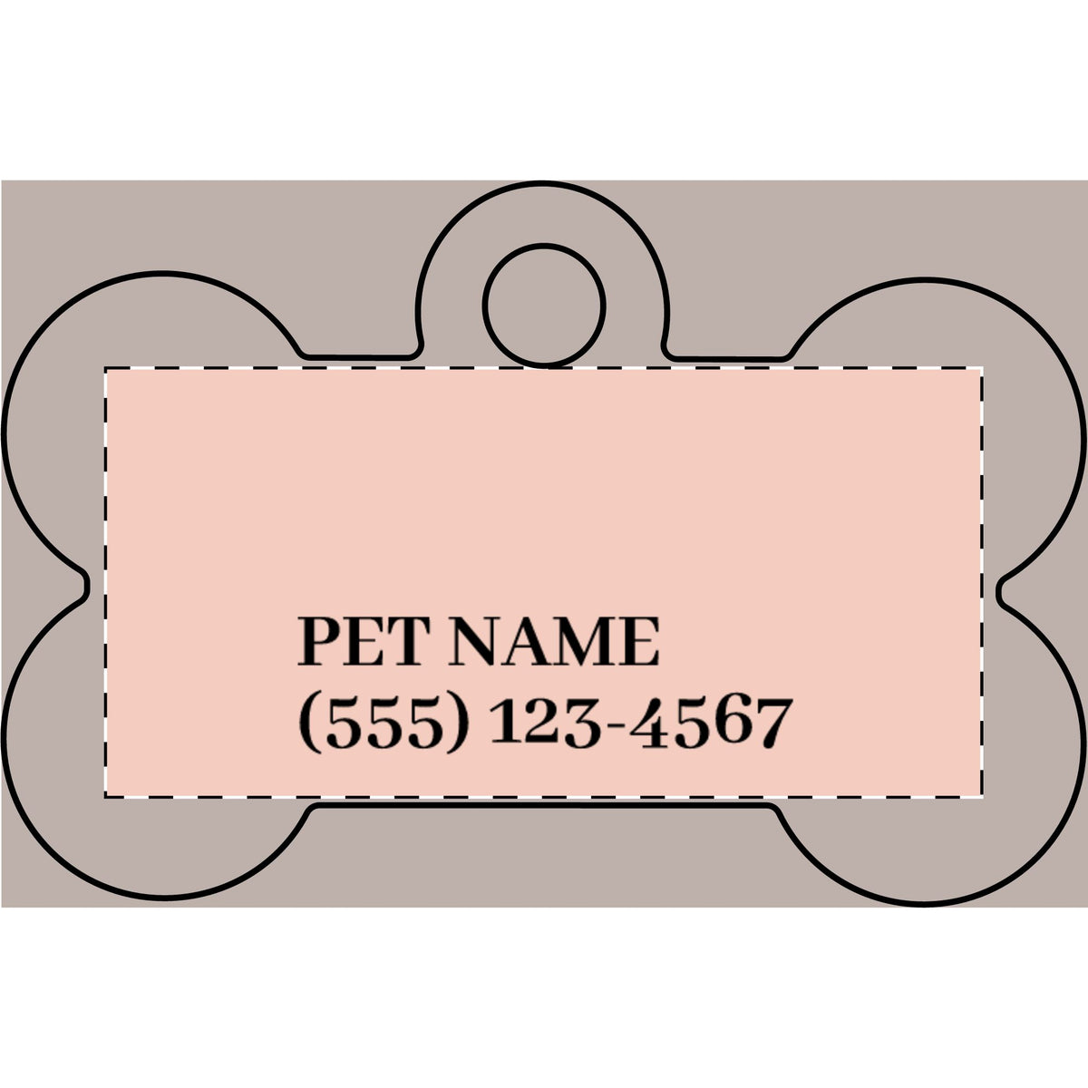 Abby Approved™ Safe & Loved Personalized Pet ID Tag