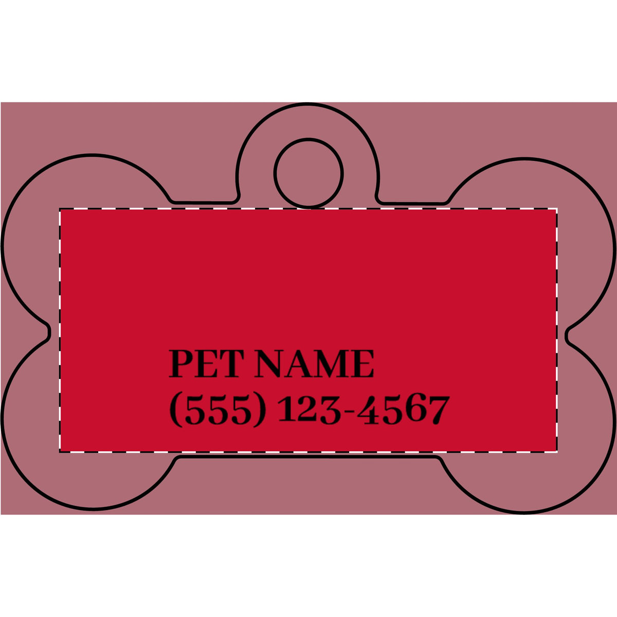 Abby Approved™ Safe & Loved Personalized Pet ID Tag